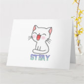 Stray Game - Stray - Stray Cat - Stray Cat Game! C Kaart (Gele Bloem)