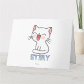 Stray Game - Stray - Stray Cat - Stray Cat Game! C Kaart (Achterkant)