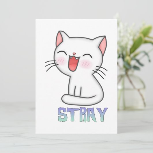 Stray Game - Stray - Stray Cat - Stray Cat Game! C Kaart (Staand voorkant)