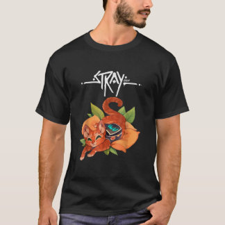 Stray Game Stray Video Game Funny Cat Game T-shirt