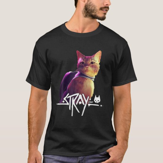 Stray Game Stray Video Game Funny T-shirt (Voorkant)