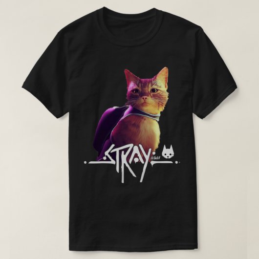 stray game stray video game   t-shirt (Design voorkant)