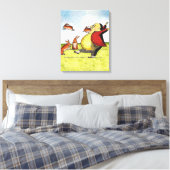 Stray Hares Canvas Afdruk (Insitu (Slaapkamer))