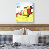 Stray Hares Canvas Afdruk (Insitu (Slaapkamer))