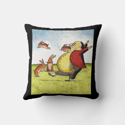 Stray Hares Kussen (Achterkant)