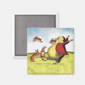 Stray Hares Magneet (Voorkant / Achterkant)