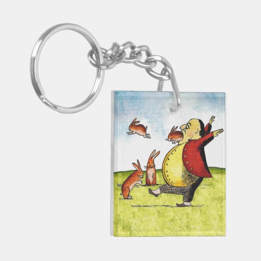 Stray Hares Sleutelhanger (Voorkant Links)