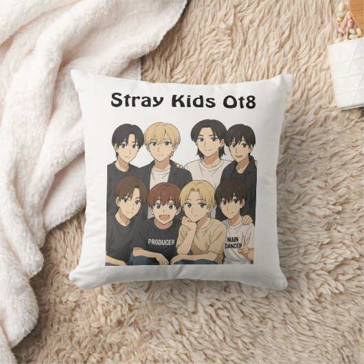 Stray Kids Anime Graphic  Kussen (Deken)