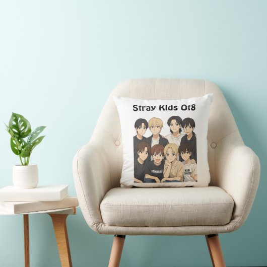 Stray Kids Anime Graphic  Kussen (Stoel)