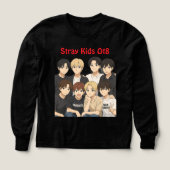 Stray Kids Anime Graphic Tee (Voorkant)