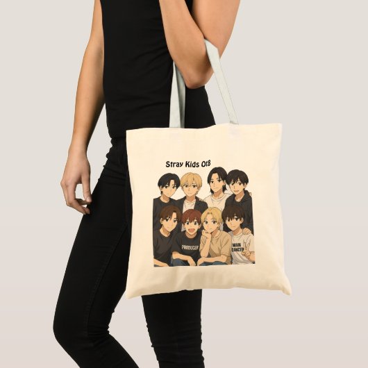 Stray Kids Anime Graphic  Tote Bag (Voorkant (product))