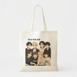 Stray Kids Anime Graphic Tote Bag