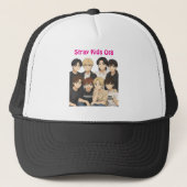 Stray Kids Anime Graphic Trucker Hat Trucker Pet (Voorkant)
