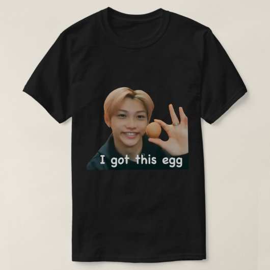 Stray kinder Felix meme Sticker.png T-shirt (Design voorkant)