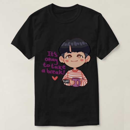 Stray Kinder Seo Changbin positivity sticker T-shirt (Design voorkant)