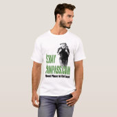 StrayCompass.com Mannen Groen op Groen T-shirt (Voorkant volledig)