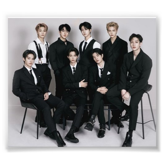 'StrayKids'-Poster Foto Afdruk (Voorkant)