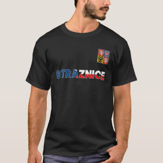 Straznice Tsjechische Republiek Heart Flag lion co T-shirt