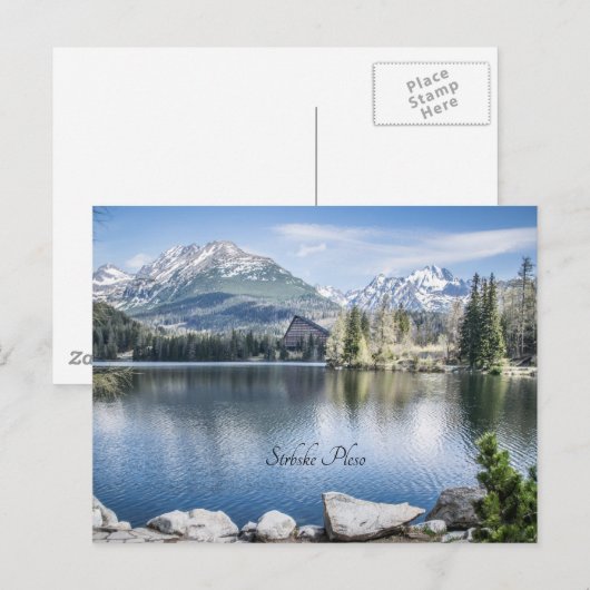 Strbske Pleso, High Tatras, Slowakije Briefkaart (Voorkant / Achterkant)