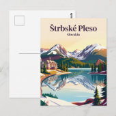 Štrbské Pleso Slowakije Briefkaart (Voorkant / Achterkant)