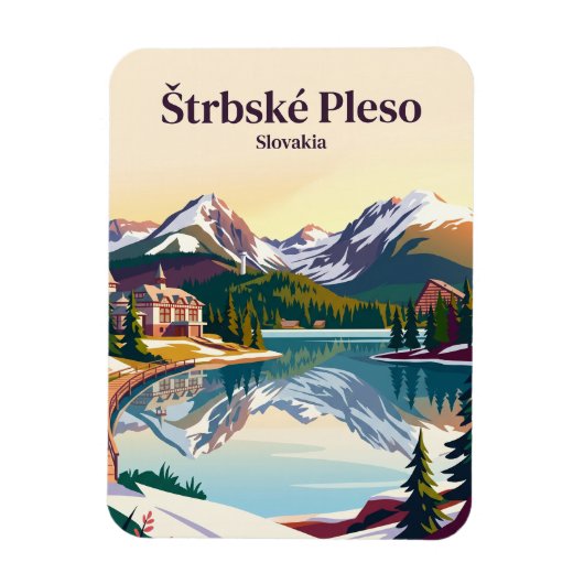 Štrbské Pleso Slowakije Magneet (Verticaal)