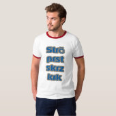 Strč prst skrz krk (tsjechische slowaakse twister) t-shirt (Voorkant volledig)