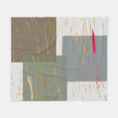 Streak Squares Fleece Deken (Voorkant (Horizontaal))