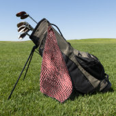 Streaks doorgekruiste en wazig, perzik- of zalmkle golfhanddoek (Groen)