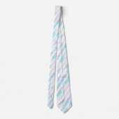 Streaks of Elegance: Diagonal Raindrop-geïnspireer Stropdas (Achterkant)