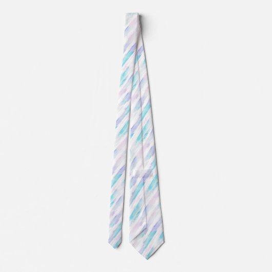 Streaks of Elegance: Diagonal Raindrop-geïnspireer Stropdas (Achterkant)