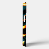 Streaks verbrande gele rode vleerstof Case-Mate iPhone case (Achterkant / Rechts)