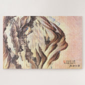 Stream and Mountain Korean Joseon Dynasty Folk Art Legpuzzel (Horizontaal)