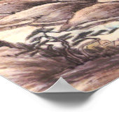 Stream and Mountain Korean Joseon Dynasty Folk Art Poster (Hoek)