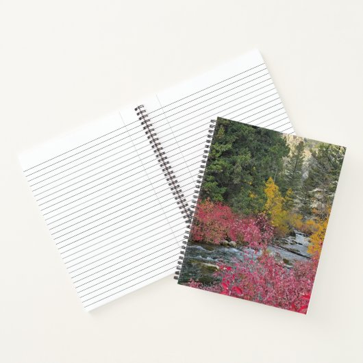 Stream Blooms Spiral Notebook Notitieboek (Binnen)