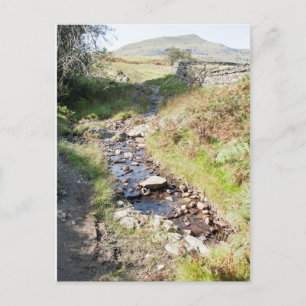 Stream Coniston Cumbrai England Card Briefkaart