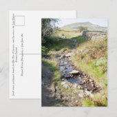 Stream Coniston Cumbrai England Card Briefkaart (Voorkant / Achterkant)