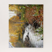 Stream die door Bossen loopt Legpuzzel (Verticaal)