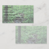 Stream die door de grolen van de Voorrand loopt Visitekaartje (Voorkant / Achterkant)