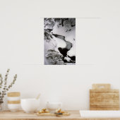 Stream in Winter Poster (Keuken)