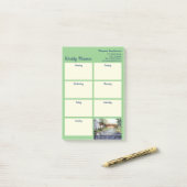 Stream New England Landscape Waterverf Painting Post-it® Notes (Op bureau)