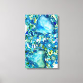 Stream of Life Mixed Media Mosaic Canvas Afdruk (Voorkant)