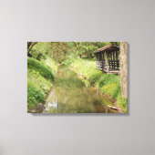 Stream of Tranquility Country Photography Canvas (Voorkant)