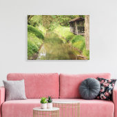 Stream of Tranquility Country Photography Canvas Afdruk (Insitu (Woonkamer))