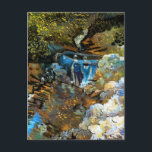 STREAM WATERFALL BRIEFKAART<br><div class="desc">An art design of a small stream waterfall.</div>