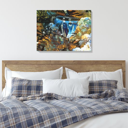 STREAM WATERFALL CANVAS AFDRUK (Insitu (Slaapkamer))