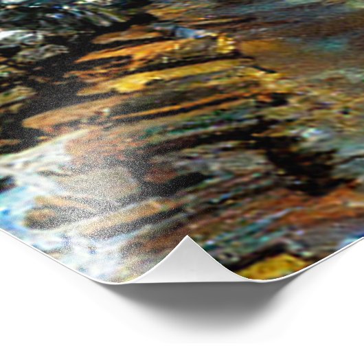 STREAM WATERFALL FOTO AFDRUK (Hoek)