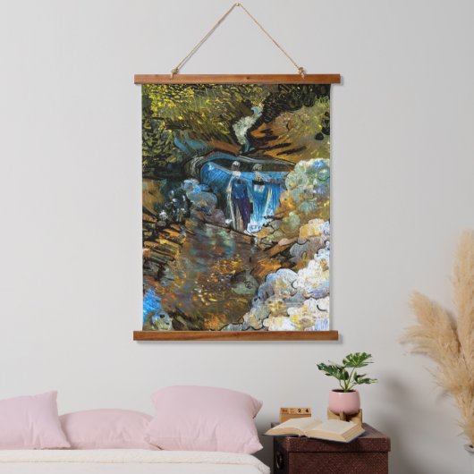 STREAM WATERFALL HANGEND WANDKLEED (Slaapkamer)