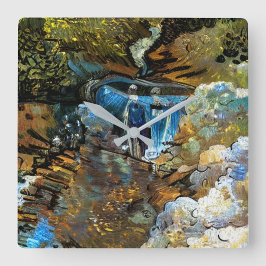 STREAM WATERFALL VIERKANTE KLOK (Voorkant)