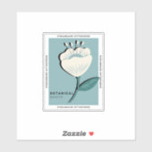 Streambank bitterheid witte bloem sticker (Vel)