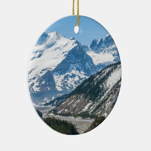 Streamen langs Icefields Parkway Highway 93 - Cana Keramisch Ornament (Rechts)